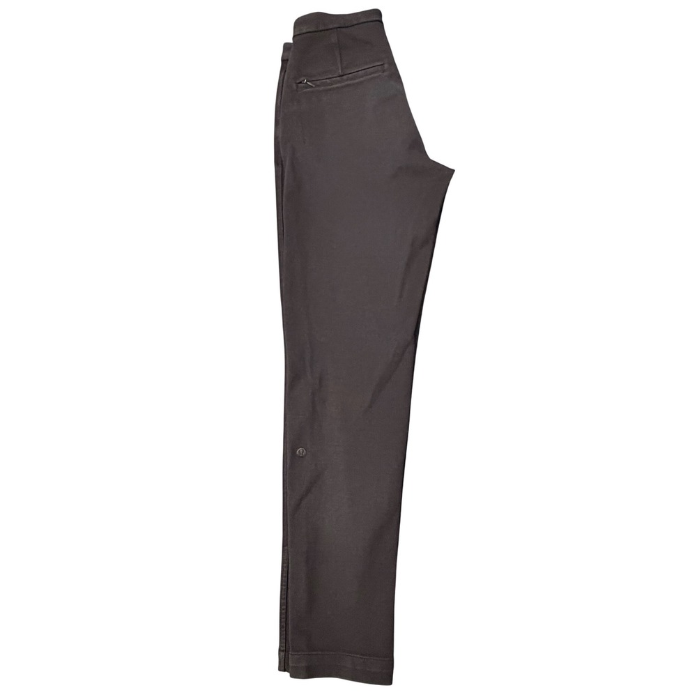 Lululemon Women's Charcoal Grey‎ Stretch Straight Leg Ankle Pants Casual Size 4